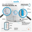 Termotanque Escorial ESC-45L 45 Litros Superior
